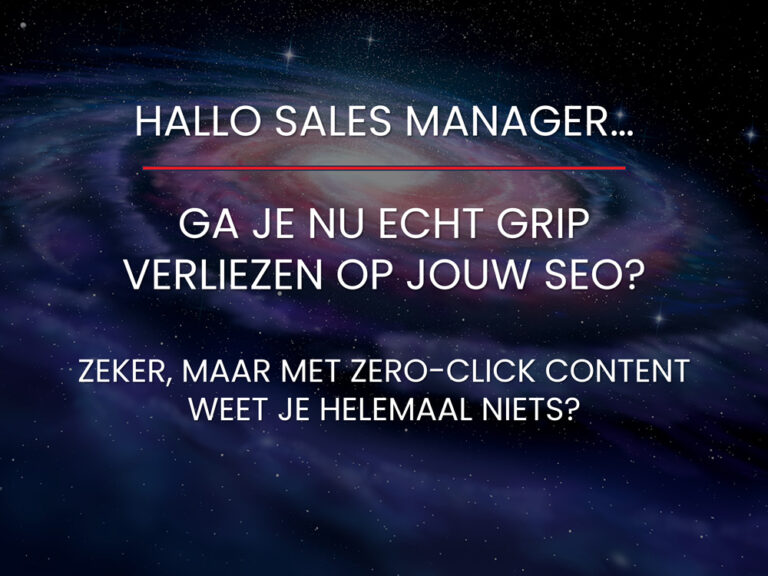 Grip krijgen op SEO?